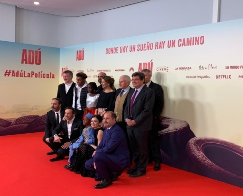 José Luis Escrivá asiste en Madrid al estreno de la película Adú