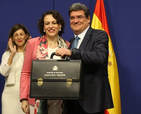 José Luis Escrivá toma posesión como ministro de Inclusión, Seguridad Social y Migraciones