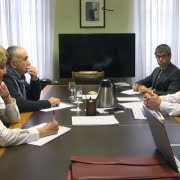 El ministro de Inclusión, Seguridad Social y Migraciones, José Luis Escrivá, se reúne con el secretario general de UGT