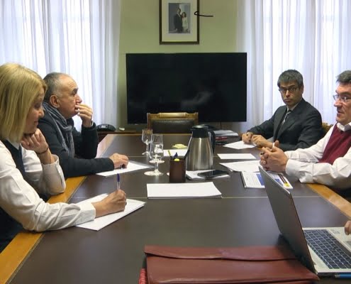 El ministro de Inclusión, Seguridad Social y Migraciones, José Luis Escrivá, se reúne con el secretario general de UGT