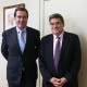 El ministro José Luis Escrivá se reúne con el presidente de CEOE, Antonio Garamendi