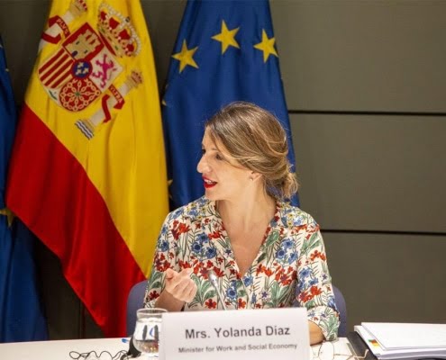 El comisario de Empleo de la UE destaca la firmeza de la respuesta social española frente a la crisis sanitaria de la Covid 19