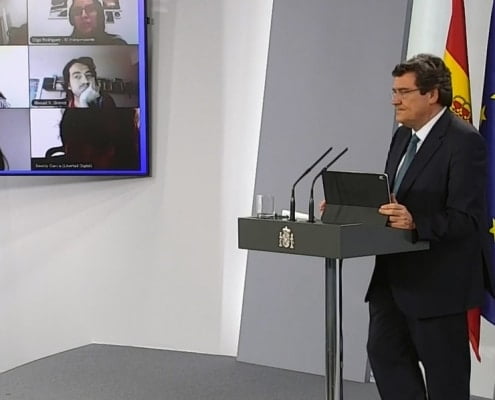 Escrivá: Se ha producido una estabilización del mercado laboral gracias a las medidas de protección del empleo aprobadas