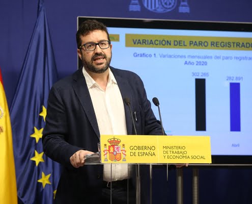 El paro registrado sube en mayo en 26.573 personas respecto al mes anterior