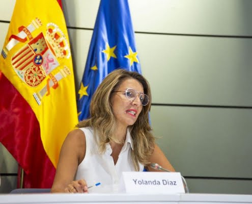 Yolanda Díaz defiende en el G20 reforzar las medidas que permitan la inserción laboral de los jóvenes en empleos de calidad