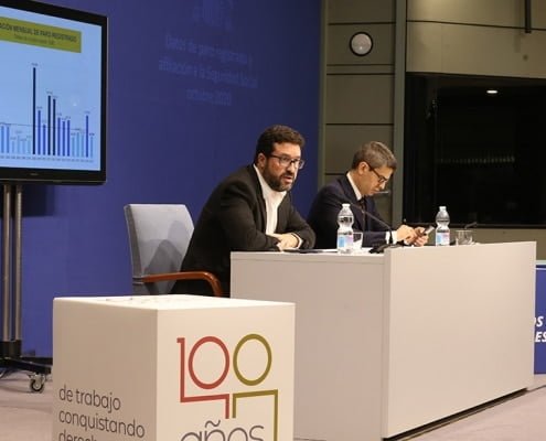 El paro registrado sube en 49.558 personas en el mes de octubre, la segunda menor subida en este mes en los últimos 13 años