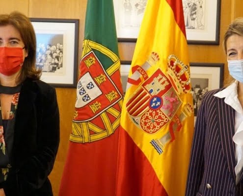Yolanda Díaz y su homóloga, Ana Mendes Godinho, firman una declaración conjunta que refuerza el diálogo social y la cooperación ...