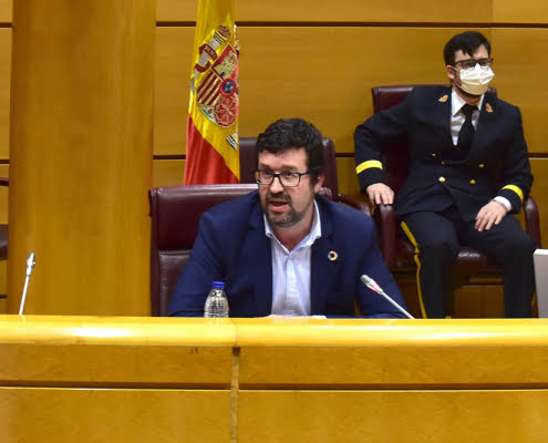 Pérez Rey insta a los grupos parlamentarios a sumarse al reto de una recuperación que deje atrás la precariedad
